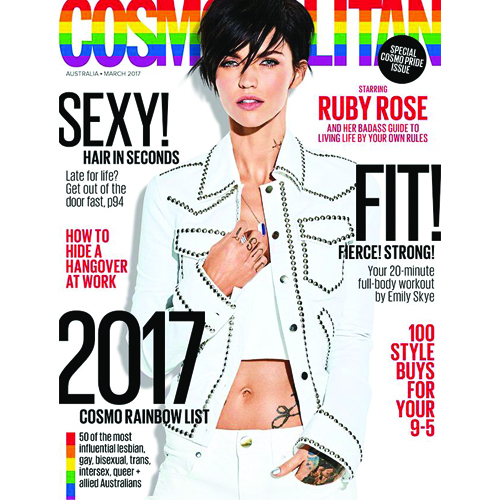 Cosmopolitan - Mr. Smith's Dry Shampoo is included in Cosmopolitan's 'Late-For-Work Beauty Looks' on p. 95 of their March 2017 Issue.