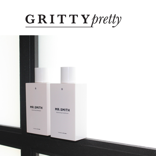 Gritty Pretty - Eleanor Pendleton features Mr. Smith on her blog Gritty Pretty as 'The Shampoo that will Actually look Cool in Your Shower.'<br />
