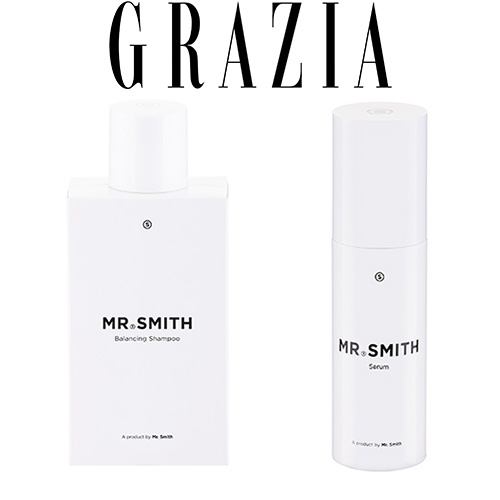 Grazia - Mr. Smith featured in a Grazia's interview with, Tarryn Cherniayeff, co-founder of Bondi’s MOB Hair, 'Your Winter Hair Rescue Guide.' Mr. Smith's Balancing Shampoo and Serum were mentioned when asked 'Three products she can't live without when the weather cools down?'<br />
