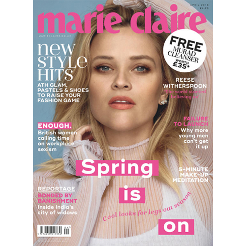 Marie Claire UK - Mr. Smith's Sea Salt Spray is featured on p. 187 of Marie Claire's April 2018 Issue. 