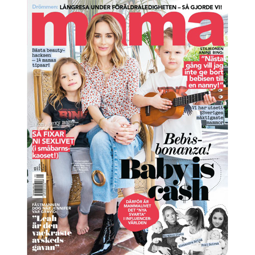 Mama - Swedish magazine Mama features Mr. Smith's Dry Shampoo on p. 98 of their May 2018 Issue.