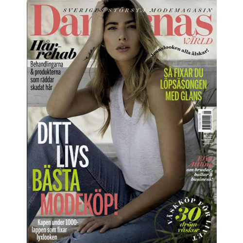 Damernas Värld  - Mr. Smith is featured in the May issue of Damernas Värld (Sweden). Our Stimulating Shampoo is  pictured on p.148 of the magazine alongside an article on Australian beauty brands taking over the bathroom. 