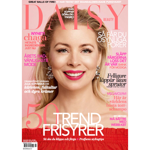 Daisy Beauty - Mr. Smith's Dry Shampoo is featured on p. 146 of Daisy Beauty magazine.
