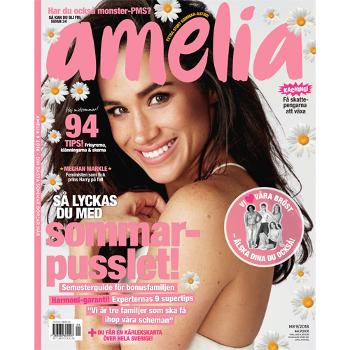 Amelia - Mr. Smith's The Foundation is featured on p. 64 of Swedish magazine Amelia. 